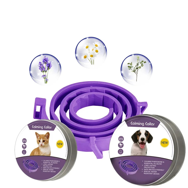 Pêlo Calming Collar for Dogs — Natural Lavender & Chamomile Anxiety & Stress Relief