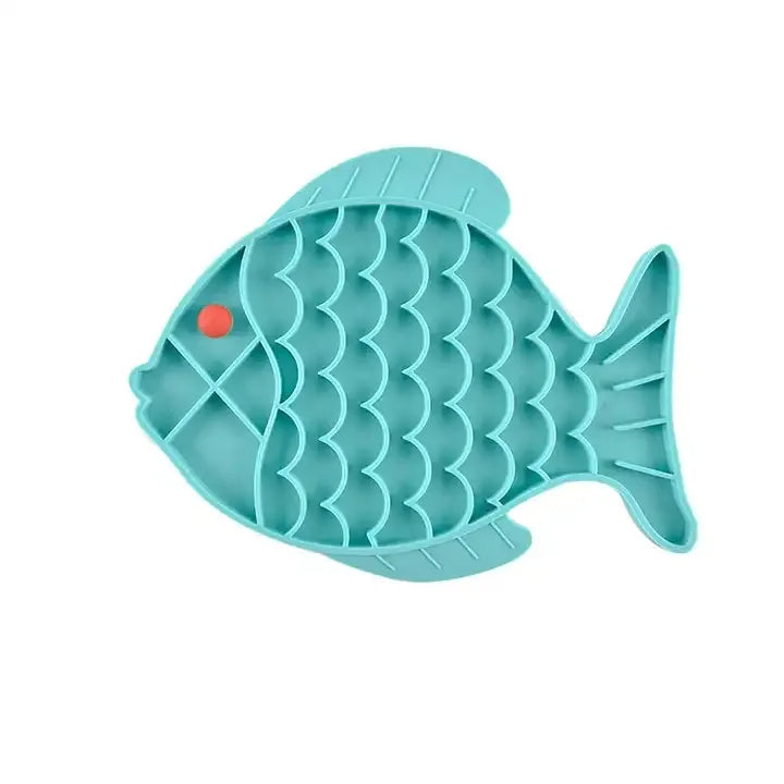 Calming Lick Mat for Dogs — Anxiety Relief Slow Feeder Pad with Suction Cups