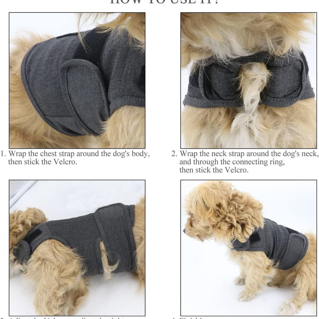 Calming Anxiety Vest for Dogs — Gentle Compression for Stress Relief